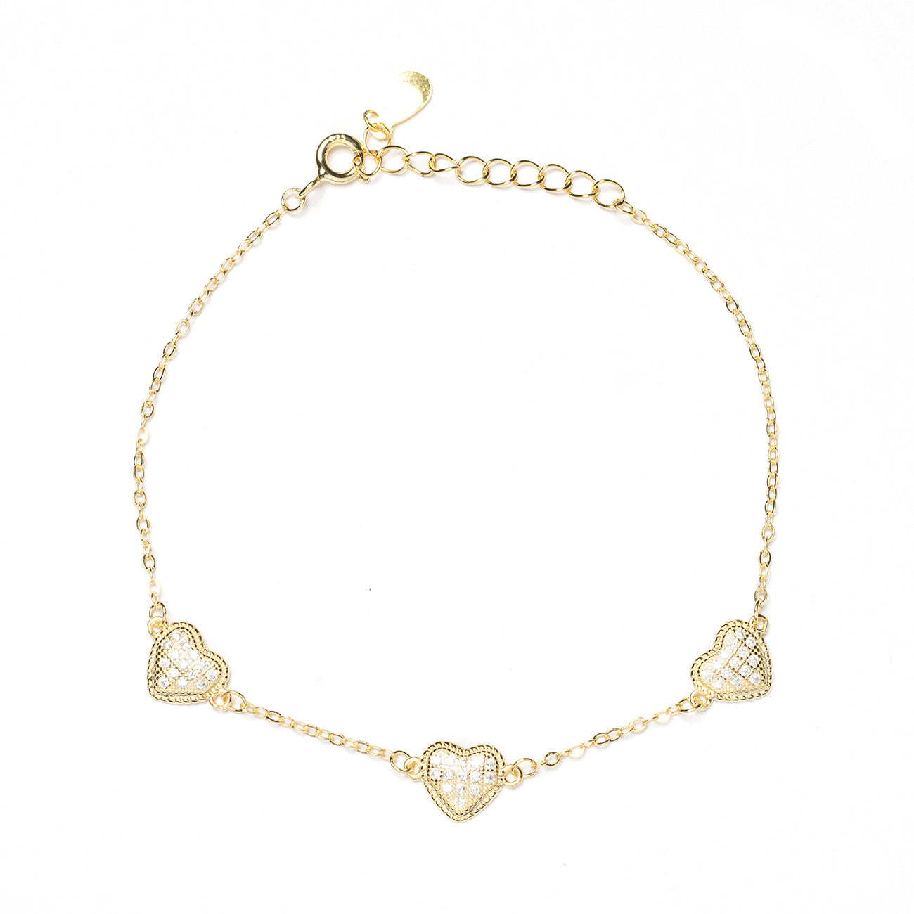 Bracciale cuori